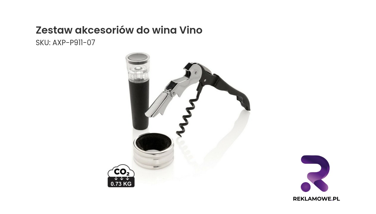 Zestaw akcesoriów do wina Vino Sommelier, 3 el. Zestaw akcesoriów do wina Vino Sommelier