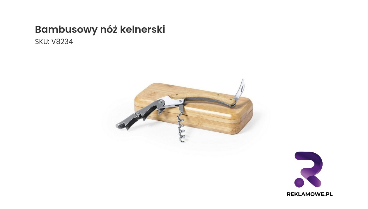 Bambusowy nóż kelnerski