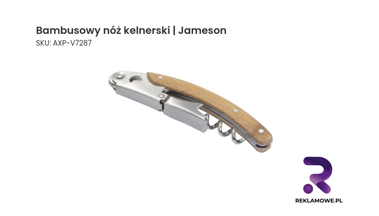 Bambusowy nóż kelnerski marki Jameson