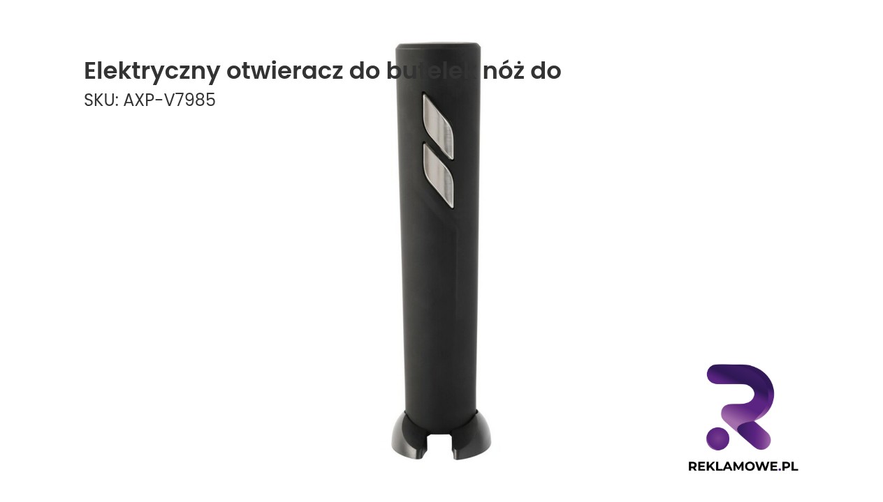 Elektryczny otwieracz do butelek z funkcją noża