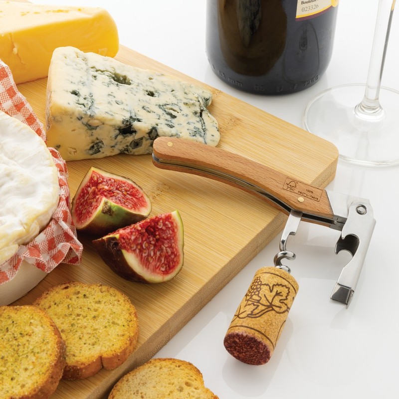 Korkociąg reklamowy drewniany nóż kelnerski P414.029__M_400 Drewniany nóż kelnerski P414.029__M_400