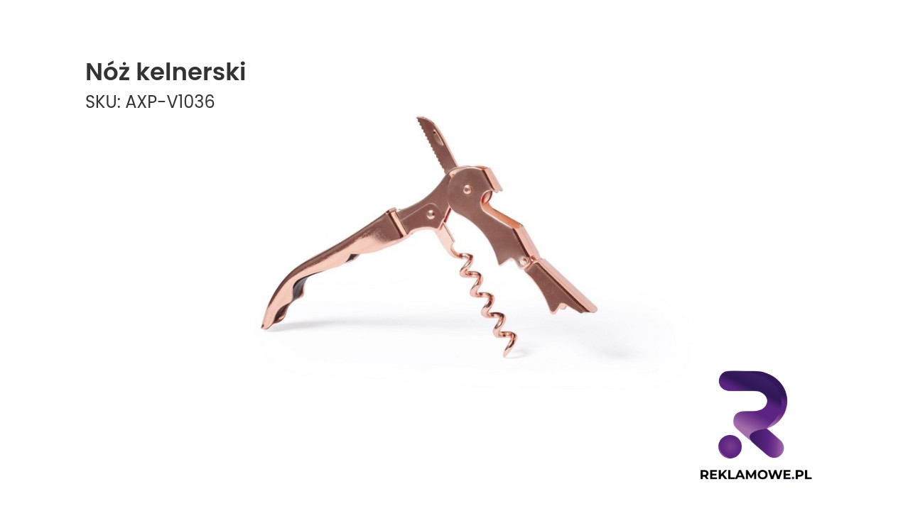 Nóż kelnerski do otwierania butelek i korków