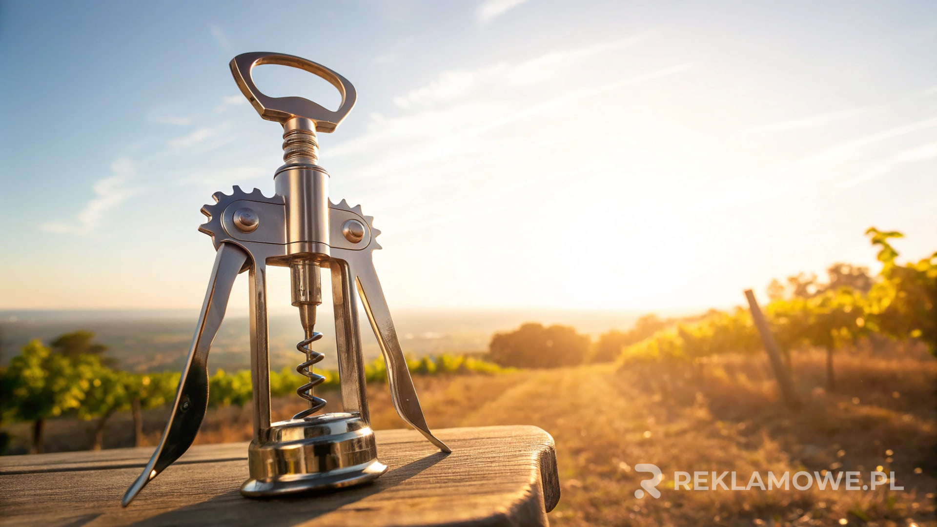 Korkociągi reklamowe obok innych gadżetów promocyjnych